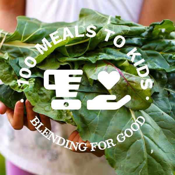 100 Meals to Kids program by Blending For Good